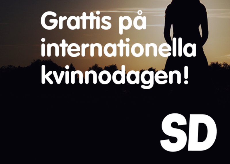 Internationella kvinnodagen Sverigedemokraterna Internationella kvinnodagen Sverigedemokraterna